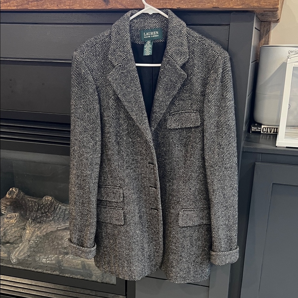 Ralph Lauren herringbone tweed blazer